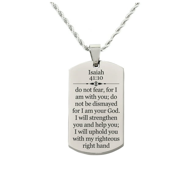 Pink Box Bezeled Disc Scripture Necklace Rose Gold Isaiah 40:31 Pink Box Bezeled Disc Scripture Necklace Rose Gold Isaiah 40:31